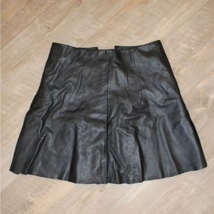 ALL SAINTS real leather skirt